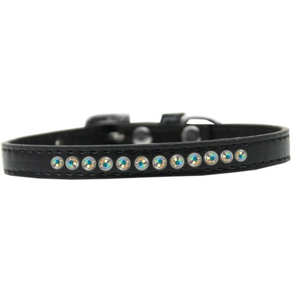 Dog, Puppy Pet Fashion Collar, "Aurora Borealis Crystal Rimsets"