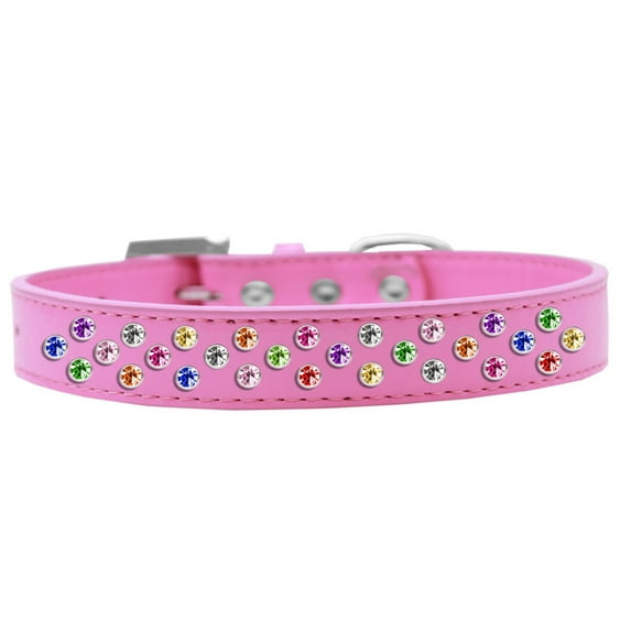 Dog, Puppy Pet Fashion Collar, "Confetti Crystal Rimsets Sprinkles"