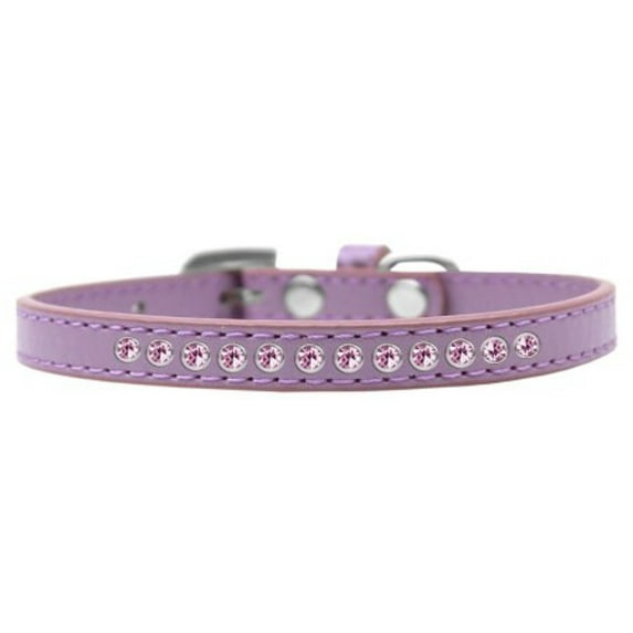 Dog, Puppy Pet Fashion Collar, "Light Pink Crystal Rimsets"