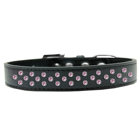 Dog, Puppy Pet Fashion Collar, "Light Pink Crystal Sprinkles"