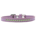 thumbnail image 1 of Dog, Puppy  Pet Fashion Collar, "Lime Green Crystal Rimsets", 1 of 5