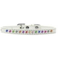 thumbnail image 1 of Dog, Puppy  Pet Fashion Collar, "One Row Confetti Crystal Rimsets", 1 of 6