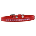 thumbnail image 1 of Dog, Puppy  Pet Fashion Collar, "Purple Crystal Rimsets", 1 of 8