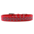thumbnail image 1 of Dog, Puppy  Pet Fashion Collar, "Southwest Turquoise Pearl Rimsets Sprinkles", 1 of 9