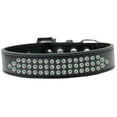 thumbnail image 1 of Dog, Puppy  Pet Fashion Collar, "Three Row Aurora Borealis Crystal Rimsets", 1 of 10