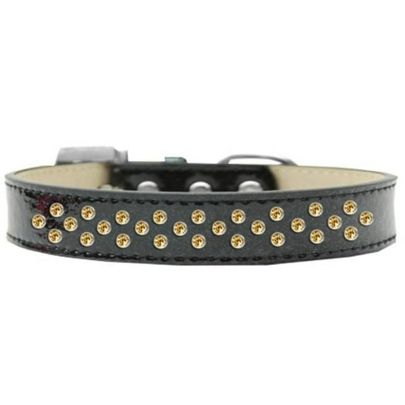 Dog, Puppy Pet Ice Cream Collar, "Yellow Crystal Rimsets Sprinkles"