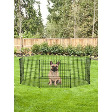 SEGAWE 42-Inch Dog Playpen – 8-Panel Metal Fence For Indoor/Outdoor Use