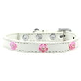 thumbnail image 1 of Dog, Puppy  Pet Widget Fashion Collar, "Bright Pink Roses", 1 of 5