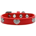 thumbnail image 1 of Dog, Puppy  Pet Widget Fashion Collar, "Clear Crystal Heart", 1 of 8