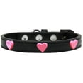 thumbnail image 1 of Dog, Puppy  Pet Widget Fashion Collar, "Pink Glitter Heart", 1 of 8