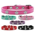 thumbnail image 1 of Dog, Puppy  Pet Widget Fashion Collar, "Silver Flower", 1 of 10