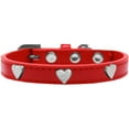 thumbnail image 1 of Dog, Puppy  Pet Widget Fashion Collar, "Silver Heart", 1 of 8