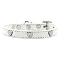 thumbnail image 1 of Dog, Puppy  Pet Widget Fashion Collar, "Silver Heart", 1 of 8