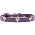 thumbnail image 1 of Dog, Puppy  Pet Widget Fashion Collar, "Silver Heart", 1 of 8
