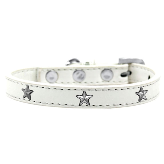 Dog, Puppy Pet Widget Fashion Collar, "Silver Star"