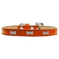 thumbnail image 1 of Dog, Puppy  Pet Widget Ice Cream Collar, "Silver Bone", 1 of 9
