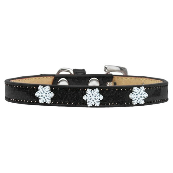Dog, Puppy Pet Widget Ice Cream Collar, "Snowflakes"