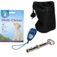 thumbnail image 1 of Dog Puppy Training Bundle- Company Of Animals Multi Clicker, Silent Adjustable Whistle & Treat Bag, 1 of 10