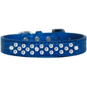 Dog, Puppy and Pet Designer Croc Collar, Sprinkles Clear Jewel Rimsets