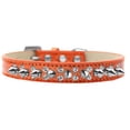thumbnail image 1 of Dog, Puppy and Pet Ice Cream Collar, "Double Crystal  Clear Spikes", 1 of 10