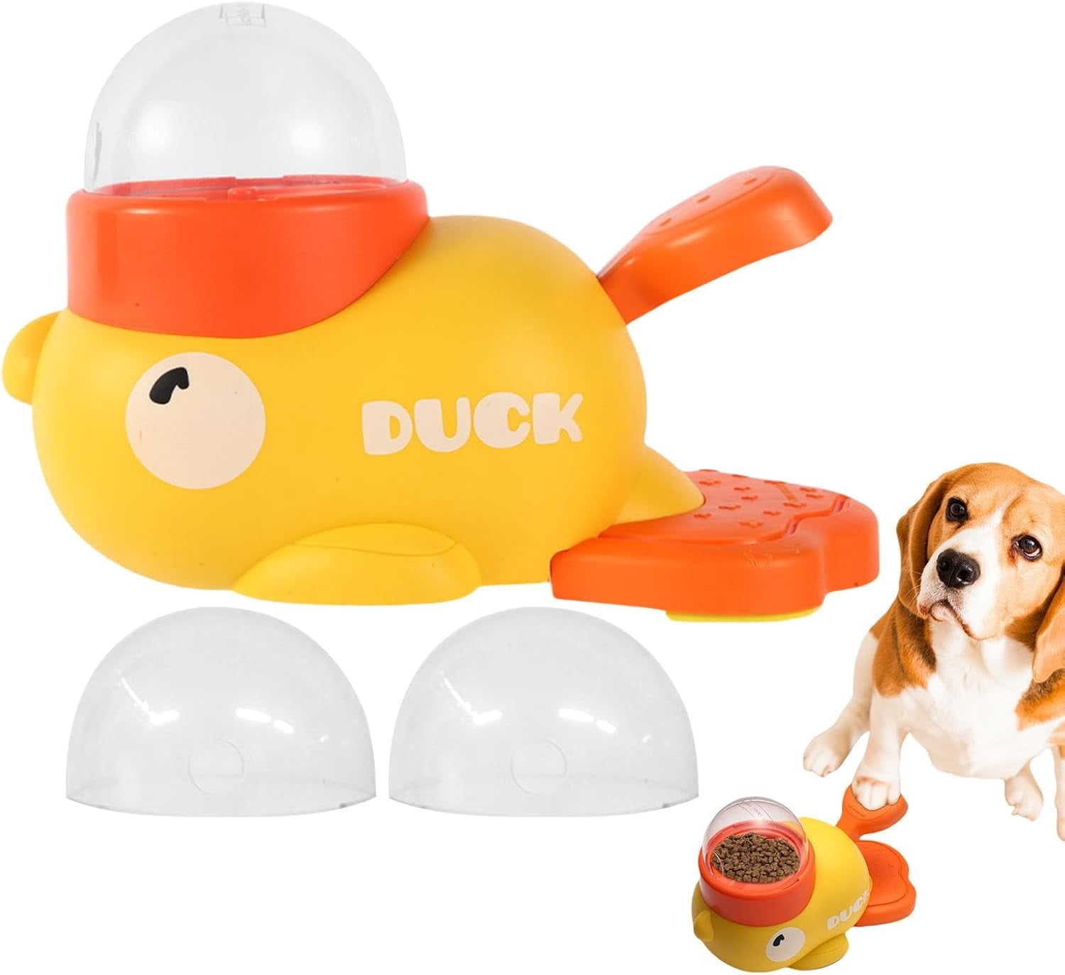 Dog Puzzle Feeder, Slow Feeding Bowl with Treat Dispenser for Pets