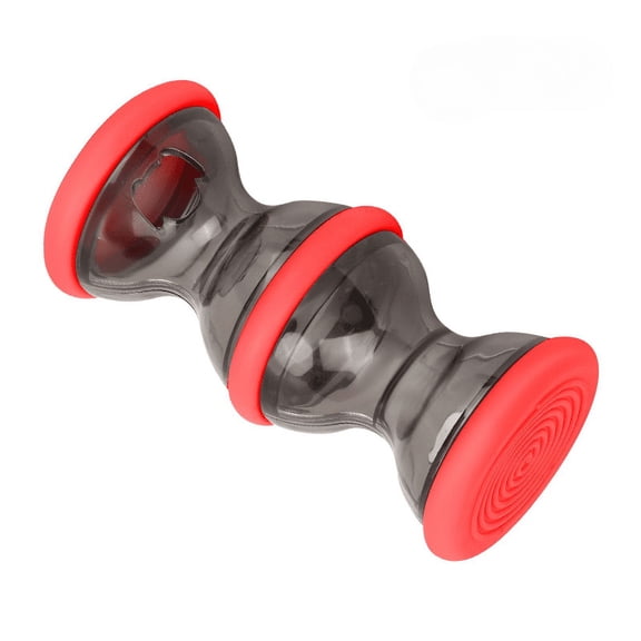 Dog Puzzle Feeder Toy Dog training toys Pet leaky toys ABS Wear-resistant bite-resistant dog rolling leaky toys available in a variety of colors(red)