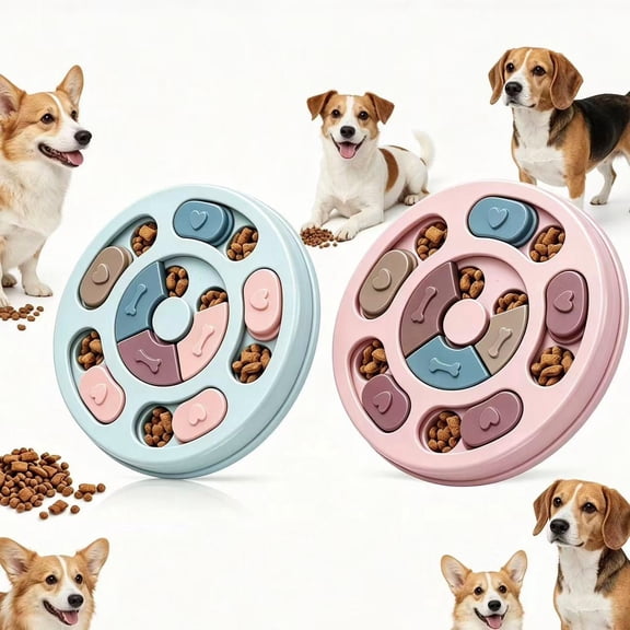 Dog Puzzle – Food Toys for IQ Training & Mental Enrichment, Dog Treat Puzzle