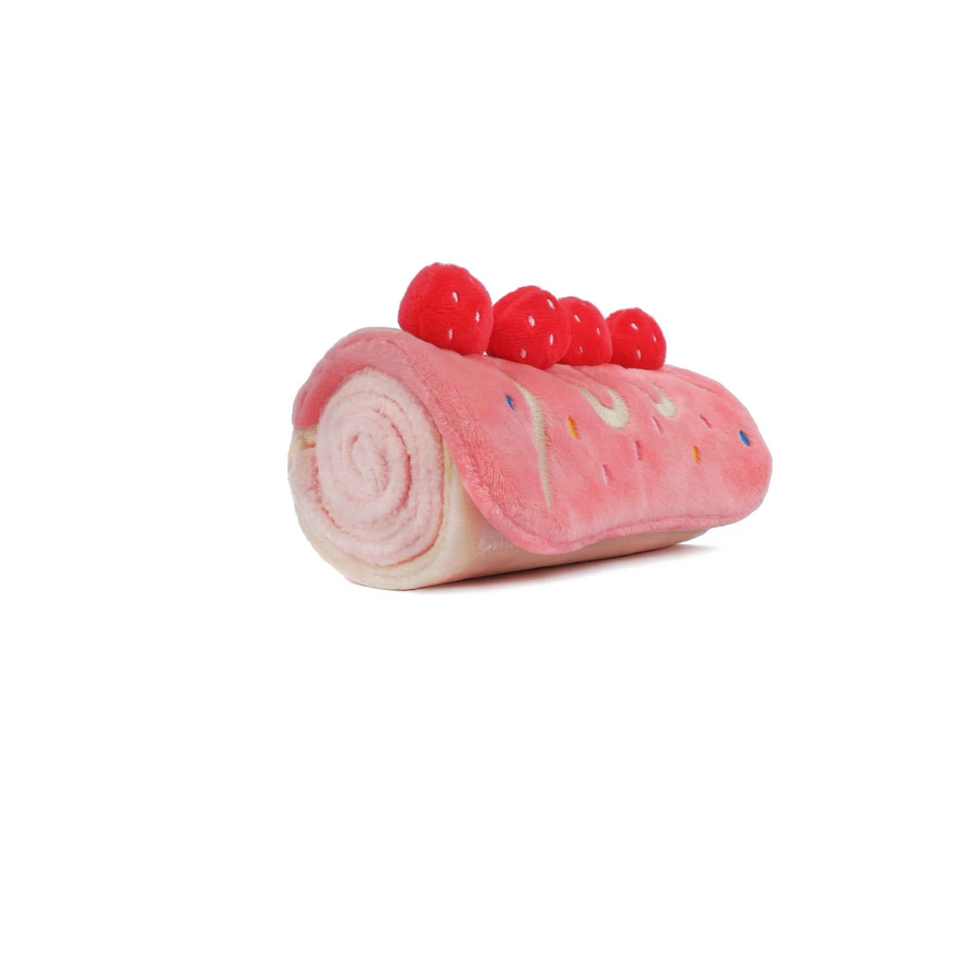 Dog Puzzle Toy, Interactive Treat Dispenser for Small Medium Dogs, Slow Feeder Snuffle Mat with 10 Treat Pockets, Crinkle Sound Enrichment Game for Boredom Relief, Birthday Cake Design, Pink