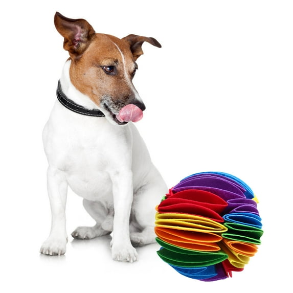 UPKOCH Dog Snuffle Ball Felt Colorful 1Set 5.89X5.89X5.89in
