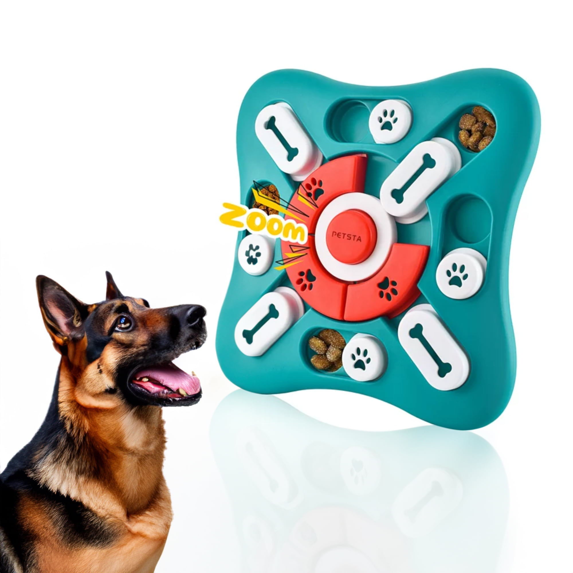 lilfrd Dog Puzzle Toys - Enrichment Treat Dispensing Squeaky Crinkle  Snuffle Smart Dog Toy, Dog Toys for Boredom and Stimulating, Durable Plush  Toys