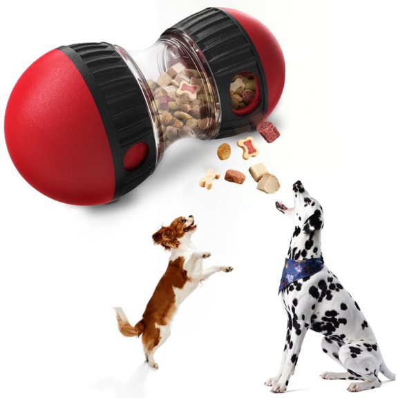 Dog Puzzle Toys - Treat Dispensing Mental Enrichment Ball for Busy Dogs, Slow Feeder to Stimulate Brain & Reduce Anxiety, Interactive Rolling Toy