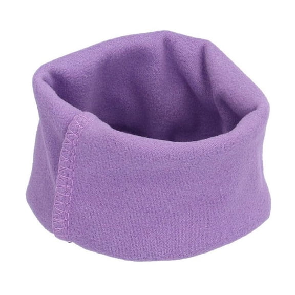 Dog Quiet Ear Cover Purple Pet Noise Protection Calming Ear Muffs Anxiety Relief Warm Soft Snood L