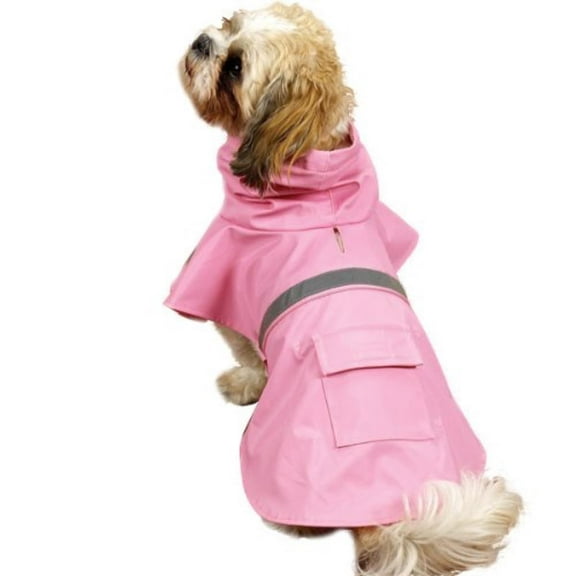 Dog Rain Coat Pink XS