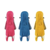 Dog Rain Poncho, Easy-On Hooded Cape with Belly Coverage & Reflective Trim, Waterproof for Large Breeds on Rainy Day Walks 2XLBlue