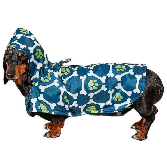 Dog Rain Ponchos - Blue Large
