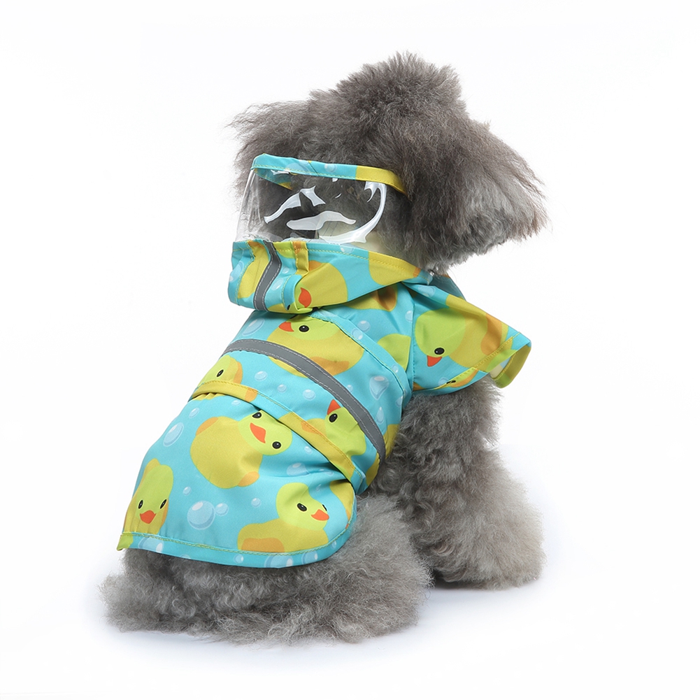 Dog Raincoat Hooded Slicker Poncho for XSmall to 4XLarge Dogs and