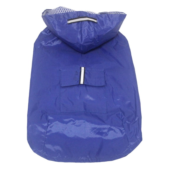 Dog Raincoat Lightweight Waterproof Large Pet Dog Rain Jackets with Hood Reflective Strip Safety for Dog