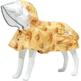 thumbnail image 1 of Dog Raincoat, Lightweight Waterproof & Reflective with Hood, Adjustable Pet Poncho（Yellow Duck,XX-Large), 1 of 10