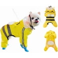 thumbnail image 1 of Dog Raincoat - Waterproof Dog Raincoat with Hooded Poncho and Reflective Strip, Lightweight Breathable Rain Poncho for Small Medium Large Dogs, Cute Bee Shape Pet Raincoat, 1 of 6