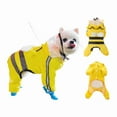 thumbnail image 1 of Dog Raincoat - Waterproof Dog Raincoat with Hooded Poncho and Reflective Strip, Lightweight Breathable Rain Poncho for Small Medium Large Dogs, Cute Bee Shape Pet Raincoat, 1 of 6