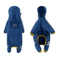 thumbnail image 1 of Dog Raincoat Waterproof Reflective Full Body Jumpsuit for Medium Dogs Like Corgi Pet Rain Gear with Hood for Rainy Day Walking and Outdoor UseM, 1 of 7