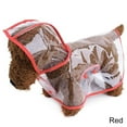 thumbnail image 1 of Dog Raincoat Waterproof Transparent Raincoat For Pets Small And Medium-Sized Dog Two-legged Dog Waterproof Coat #448581, 1 of 7