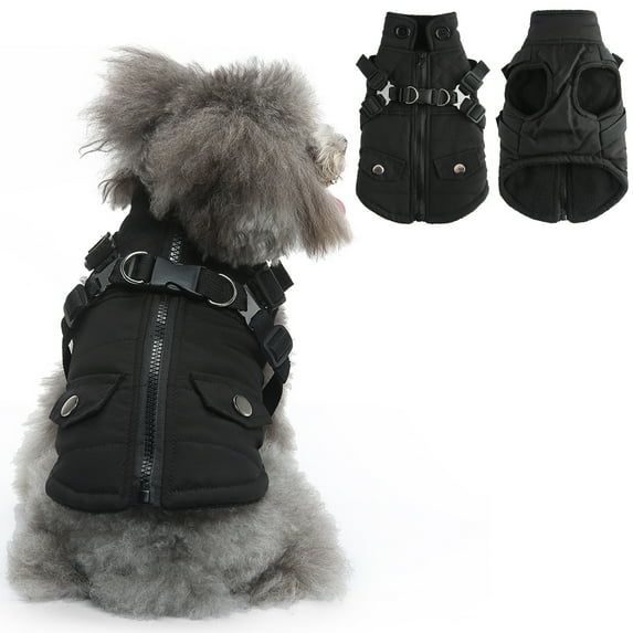 Dog Raincoat for Small & Medium Dogs – Waterproof Hooded Jacket with Leash Hole & Reflective Design, Perfect for Walks & Hikes