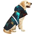Dog Raincoat with Hood, Hooded Pet Jacket with Reflective Trim, with ...