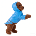 thumbnail image 1 of Dog Raincoat with Hood Waterproof Puppy Outdoor Coat for Small Medium Large Dogs Reflective Pet Rain Gear, 1 of 5