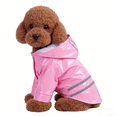thumbnail image 1 of Dog Raincoat with Hood Waterproof Puppy Outdoor Coat for Small Medium Large Dogs Reflective Pet Rain Gear, 1 of 7