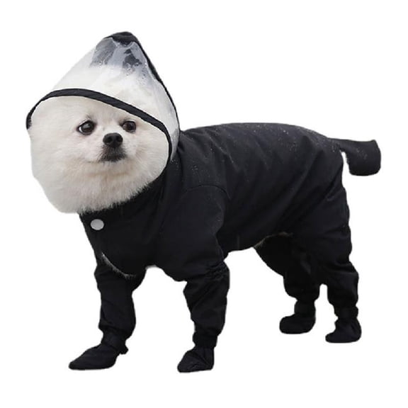 Dog Raincoats Hooded Slicker Ponchos for Small to Large Dogs and Puppies