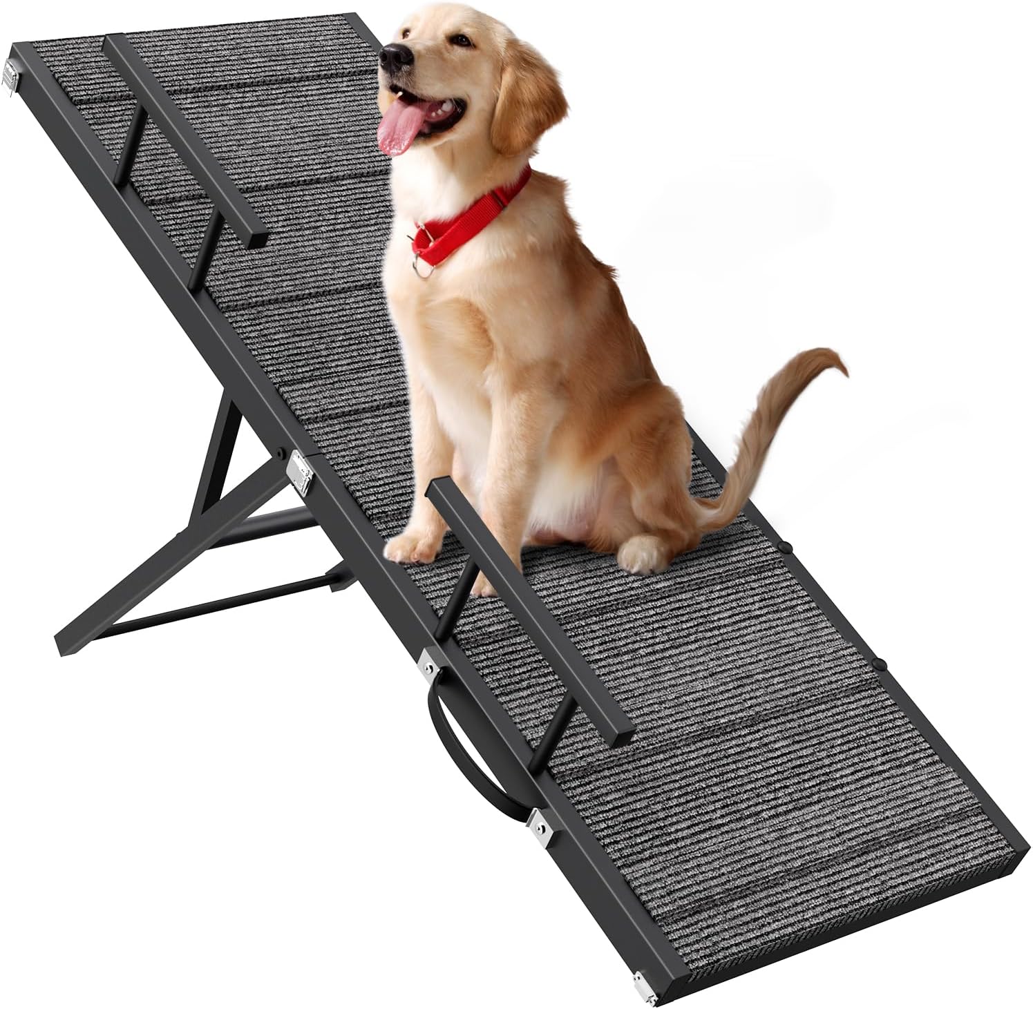 Dog Ramp for Car, Pet Ramp for Adjustable Hight, Folding Dog Ramps for