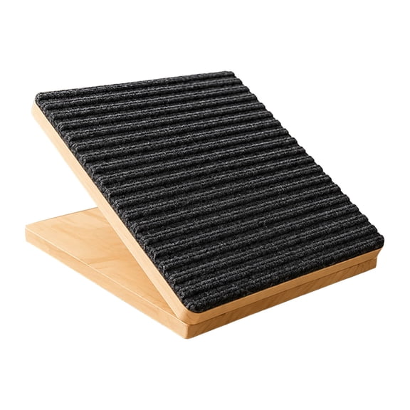 Dog Ramp for Indoor Stairs and Porch, Foldable Wooden Non- Pet Ramp for Small Senior Dogs, Raised Pause Strip Safety Design, Versatile Pet Ramp with Mat for Elderly Injured Cats and Dogs