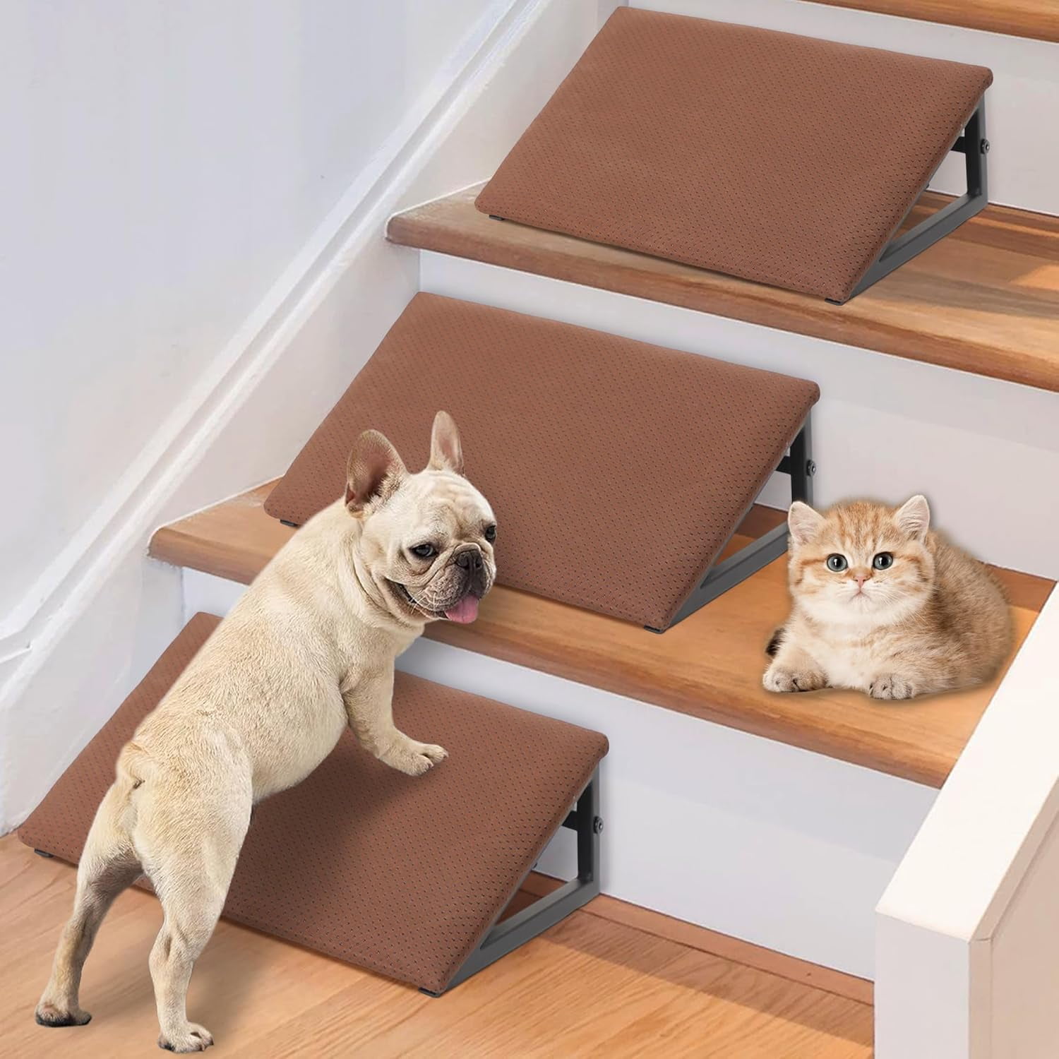 Dog Ramp for Small Dogs - LitaiL Pet Steps Stairs for Staircase with ...